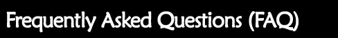 Frequently Asked Questions